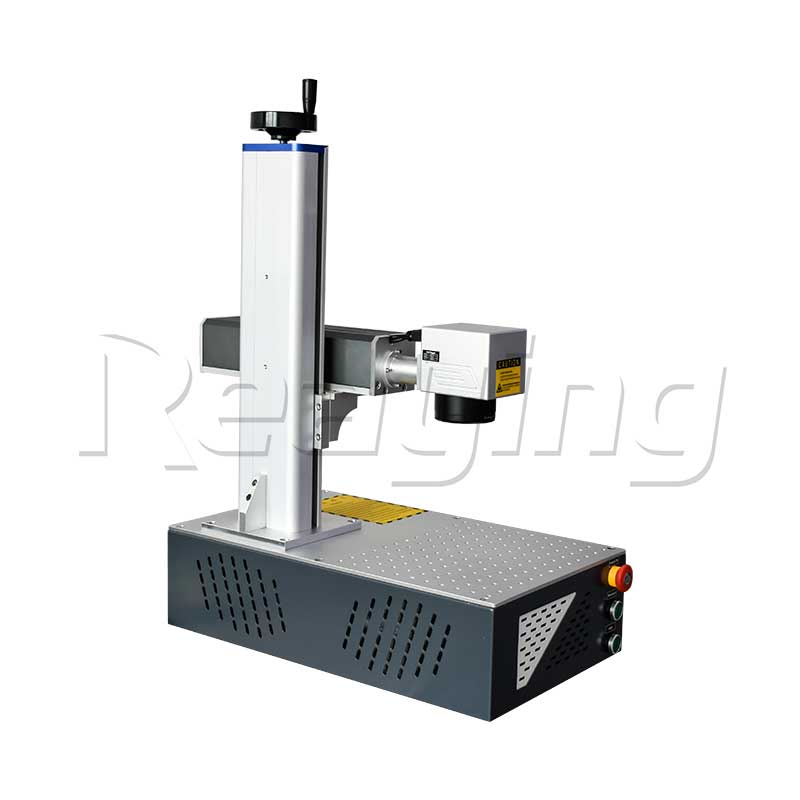 automatic mini portable fiber laser marking machine f20c